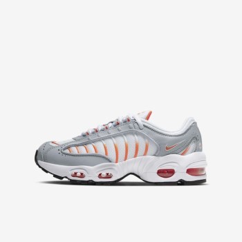 Nike Air Max Tailwind IV - Nagyobb Gyerek Utcai Cipő - Fehér/Szürke/Fekete/Narancssárga